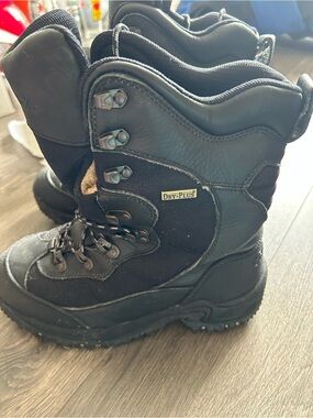 Cabela's Dry-Plus Black Winter Rain Boots